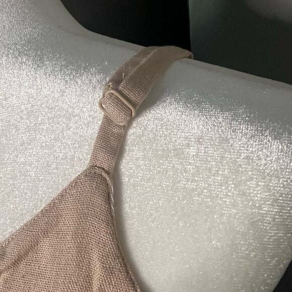 Lily Rose Woman's Tan Striped V Neckline Romper Outfit- Size S - Picture 10 of 12